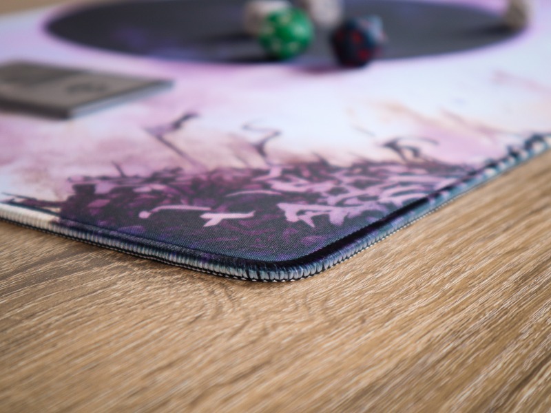 Mousepad con bordes reforzados de alta calidad