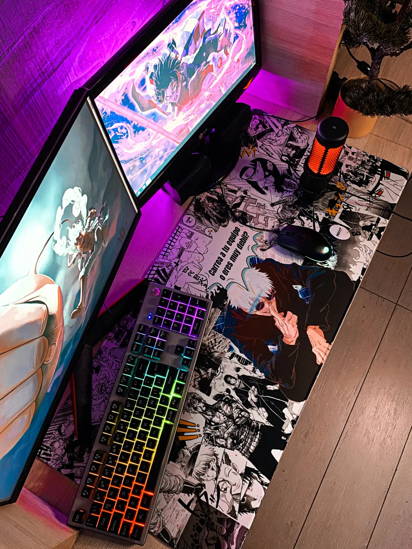 Mousepad espacioso y cómodo para largas sesiones de gaming